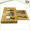 Bamboo Olive Thick Cheese Bread Cutting Board With Knife