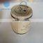 Unfinished Wood Barrel, Wood Tea Barrel, Wood Coffee Barrel