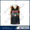 Customize best latest black color basketball jersey design 2014