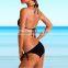 Wholesale 90%Polyester 10%spandex wireless bikini swimwear