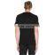 High quality tees blank black v neck t shirt,t-shirt vintage