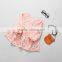 Autumn Toddler Baby Girl Cotton Linen Dresses Princess Costume Girls Clothes Floral Printed Children Dress