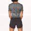 Custom Soft Blank Heather Gray Bamboo t Shirt for Womens Hot Tops in Gym