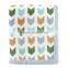 Trade assurance printed custom 100%cotton velour throw baby swaddle blanket