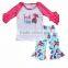 2017 Fall Boutique Outfits Troll Cartoon Character Designs Toddler Clothing Sets Child Wears Clothes