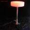 led illuminated dining under light cocktail table