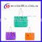 2017 silicone beach bag for ladies/colorful beach bag