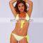 MissAdola illusion two pieces digital print swimsuit brazilian bikini ,sexy micro bikini , woman swimwear (REF-01)