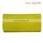 Fashionable yellow pu leather card wallet for woman