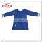 waterproof blue plastic kids drawing apron