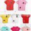 Guangzhou Supplier Multicolor baby girl t shirts designs clothes t-shirt