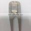 Custom divot tool made of zinc alloy in die cast process antique brass plating Customized golf ball marker for the golf