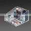 2 or 3 Floor High Transparent Acrylic Cosmetic Display Stand