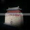 Custom plexiglass acrylic plastic high profile three GuanXiong town building model