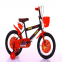 kids bike with basket steel children spider man bicycle China factory wholesale