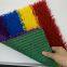China factory red, yellow, blue, purple artificial kids grass turf rainbow runway for kindergarten school sports
