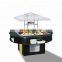 Superior 304 Stainless Steel Glass Salad Bar With 390L 3 Door Refrigerator And Marble Pizza Workbench