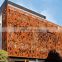 Perforated corten steel wall cladding