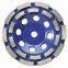 Double Row Segment High Frequency diamond cup grinding wheel
