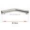 Exhaust Tube Pipe Piping Tubing (2FT) 2.5"(63mm) 45 Degree T-304 Stainless Steel