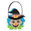 100% wool felt halloween felt candy bag for children