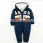 Christmas fleece jumpsuit baby rompers sweater for baby