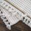 Chinese unique waffle design 100% cotton fabric hand sewing table runner for  rectangle tables