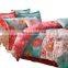2020 newest design 100% cotton washed brushed fabric super soft reactive printing various design bedding set for girls