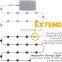 Hanging Patio Lights IP44 Waterproof Backyard Lights G40 Outdoor Solar String Lights