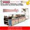Eva , Hdpe, Ldpe Long Arm Sleeve Glove Making Machine with double unwinder