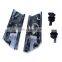 Free Shipping! Headlight Washer Nozzle Covers Chrome W/ Back Black Clips For LEXUS GS300 GS350