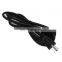 black 1.8meter 1.5mm dc 3 cores power cable ac power cable cord