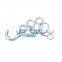 China manufacturer carbon steel eye hook screw with washer self tapping eye screw