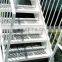 Flattened expanded metal mesh fence gates and door/small hole expanded metal fencing
