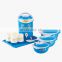 15PCS/Set Household Kitchenware Stainless Steel Inner Casseroles Plastic Insulated Bucket Food Container