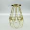 Tonghua Adjustable Decorative Vintage Pendant Light Fixtures Electroplate Iron Edison Bulb Protective Bird Cage