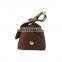 New fashion PU leather dog poop bag holder waterproof and durable luxury poop bag dispenser