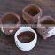 hand-painted design square shape glazed porcelain succulent plant pot