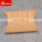 Brown kraft corrugated paper bread pie window pillow box