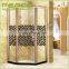 Modern Bathroom free standing tempered glass diamond delicacy shower enclosure