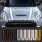 Autoaby Car Engine Hood Bonnet Sticker Stripes Decals Decor For Mini Cooper S JCW R55 R56 R60 R61 F54 F55 F56 F60 Accessories