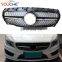 Diamond radiator front bumper grille mesh hood for Mercedes CLA class W117 pre facelift 2014-2016 CLA180 CLA250