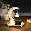 Wireless Charging Bluetooth Music Speaker USB Bird Night Lights Bedroom Bedside Romantic Dream Table Lamp for Valentine's Day