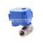 CWX-15N stainless steel brass BSP NPT motorizedvalve 5v 12v 1/4inch 1/2inch 3/4inch 1inch ball valve