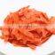 Sinocharm BRC A approved 6-8MM IQF Carrot Slices Frozen Carrot