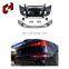CH Cheap Manufacturer Wide Front Rear Bumper Side Stepping Led Light Retrofit Body Kit For Audi Q5 2013-2017 To Rsq5