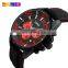 SKMEI 9154 Multi Functional Men Quartz Wrist Watches Chronograph Waterproof Fashion Leather Reloj De Hombre