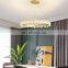 Modern Crystal LED Chandeliers Lamp For Home Living Dining Room Decor Pendant Lights Bedroom Indoor Ceiling Hanging Lamp