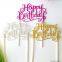 Green Leaf Cake Topper Tropical Style Cake Decoration Tools Wedding Birthday Party Supplies