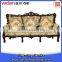 wholesale custom made solid wood furniture antique wooden carved sofa